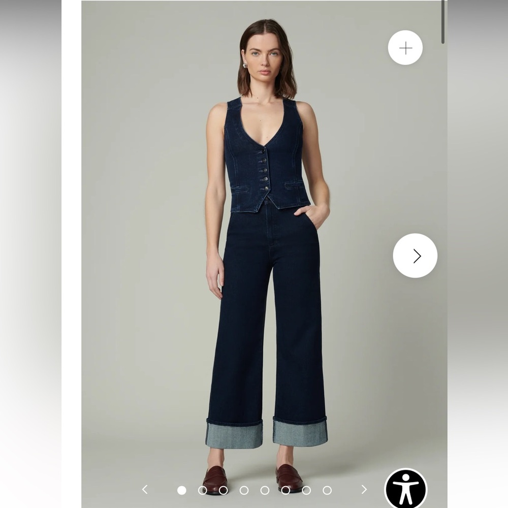 Joe’s Jeans The Trixie Trouser Wide Cuff in Don’t worry